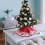 Saia para árvore de Natal de 2 peças - 12 polegadas mini com F 9