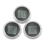 3 Pieces Mini Motorcycle Clocks Waterproof Stick-o 3