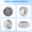 3 Pieces Mini Motorcycle Clocks Waterproof Stick-o 6