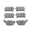Motorcycle Front and Rear Brake Pads for XAdv 750 2