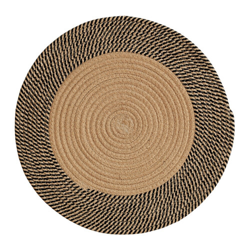 Japanese Style Woven Carpet Round Floor Mat Simple 1