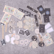 Vintage Scrapbook Supplies Pack (200 Stück) für Kunst