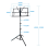 Portable Music Stand 2 in 1 Dual Use Folding Sheet 8