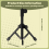 Mini Tabletop Tripod Microphone Mic Stand Holder w 4