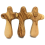 10PCS Small Olive Wood Crosses, Holding Crosses Po 3