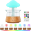 Rain Humidifier Diffuser with 7 Colors Night Light 9