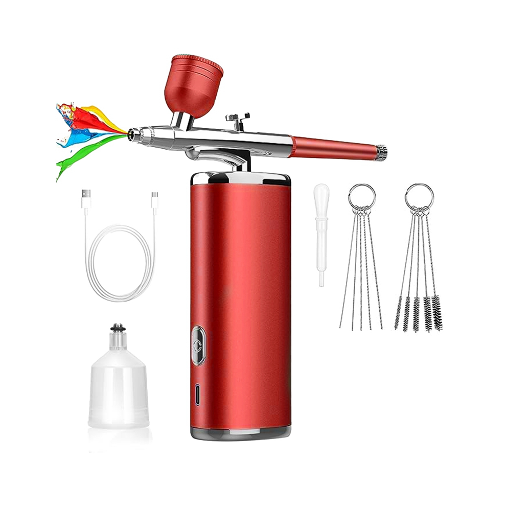 Aérographe portable rechargeable sans fil avec compresseur