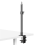 C Tripod Clamp Desk Mount Light Stand with 1/4In B 8