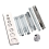 Set da 11 pezzi 633/655/831/201 Bottoni automatici con base a rivetto 5