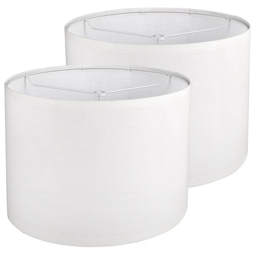 2Pcs Drum Lampshade, Lamp Shades for Table Floor L 1
