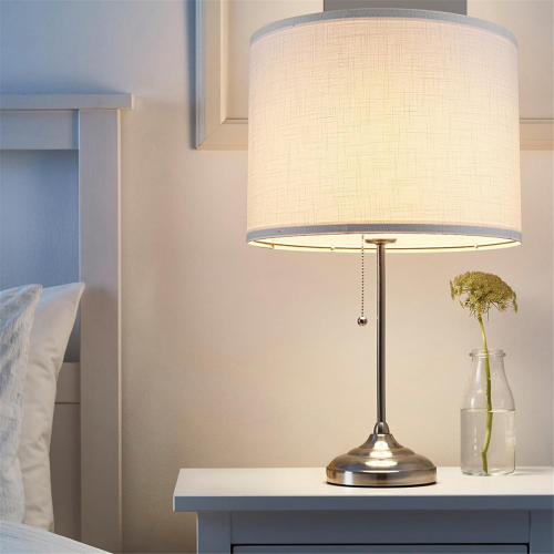 2Pcs Drum Lampshade, Lamp Shades for Table Floor L 2