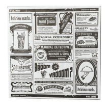 200 unidades de papel vegetal para lanche em formato de jornal inglês