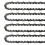 4 Pack 14 Inch Chainsaw Chain 52 Drive Links, 0.05 2