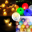 60 Stück LED-Ballonlichter, Mini-Licht, Warmweiß, f 8
