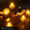 60 Stück LED-Ballonlichter, Mini-Licht, Warmweiß, f 7