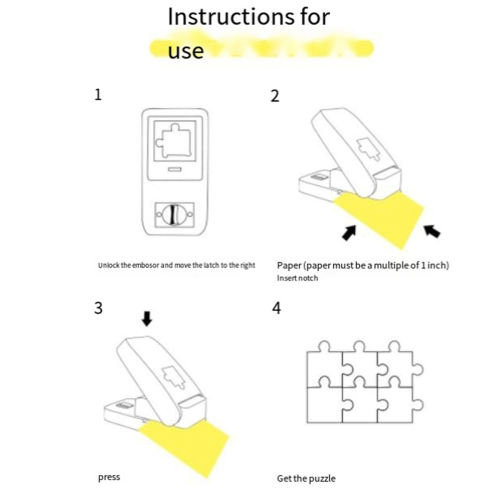 Perforator DIY pentru piese de puzzle, pentru uz personal 2