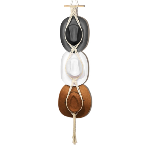Cabides para chapéus Boho Rack Cabide para organização de porta 2