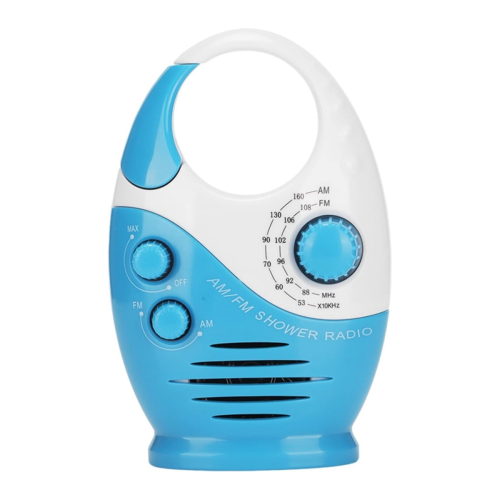 Rádio de chuveiro à prova d'água, rádio AM/FM com ajuste 1