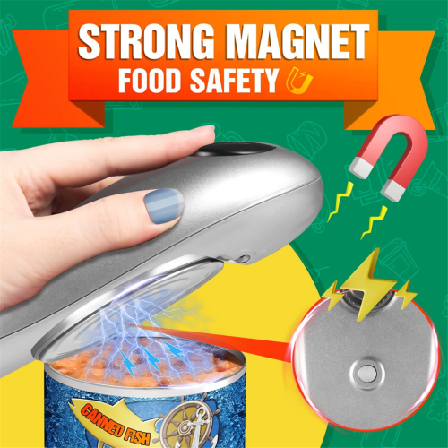 Electric Can Opener Automatic Opens Most of Cans S 2