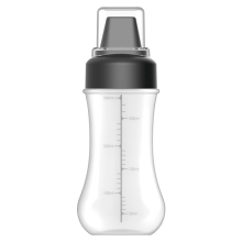 Black Ketchup Squeeze Bottle Salad Container with