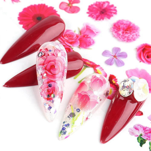 10 Rolls Nail Decals Extension Gel Art Decorations 2