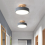 Πράσινα Φωτιστικά Οροφής Μοντέρνα LED Nordic Wood Lighti 4