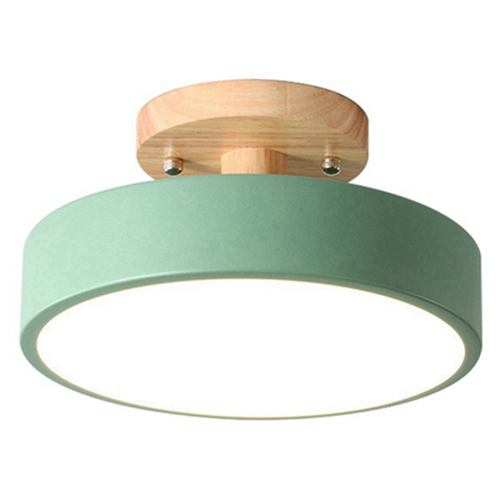 Πράσινα Φωτιστικά Οροφής Μοντέρνα LED Nordic Wood Lighti