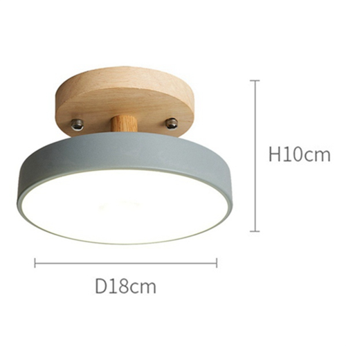 Πράσινα Φωτιστικά Οροφής Μοντέρνα LED Nordic Wood Lighti 2