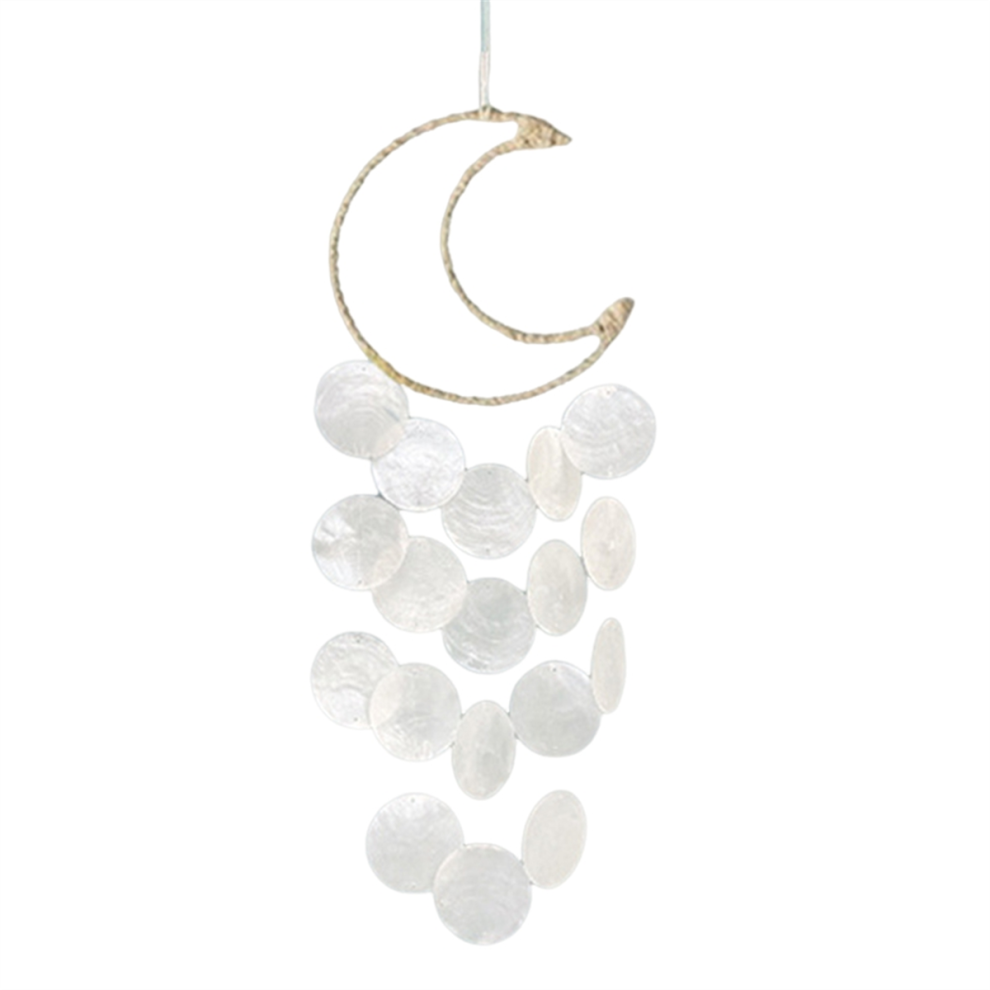 Carillon à vent blanc pour extérieur, plage, cadeau, intérieur, maison