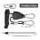 Paquete de 4 perchas de trinquete, percha de cuerda ajustable, 6