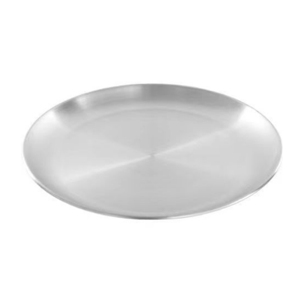 Semoic Silver 26Cm Stainless Steel Bone Spitting Dish Sha