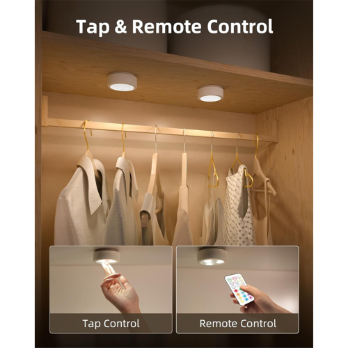 Puck Lights with Remote 13 Colors Changeable RGB L 2