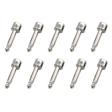 10 bucăți pluguri fără lipire, 6,35 mm - kit DIY pentru pedală de chitară