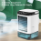 Draagbare airconditionerventilator met dubbele ultrasone Atomi 7