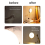4-pack bewegingssensor LED-nachtlampje, USB-oplaadbaar 9