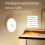 4-pack bewegingssensor LED-nachtlampje, USB-oplaadbaar 5