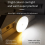 4-pack bewegingssensor LED-nachtlampje, USB-oplaadbaar 2