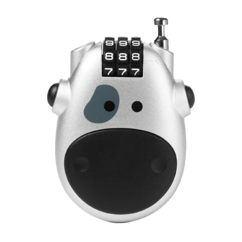 Telescopic Coded Lock Cartoon Cow with Retractable 1