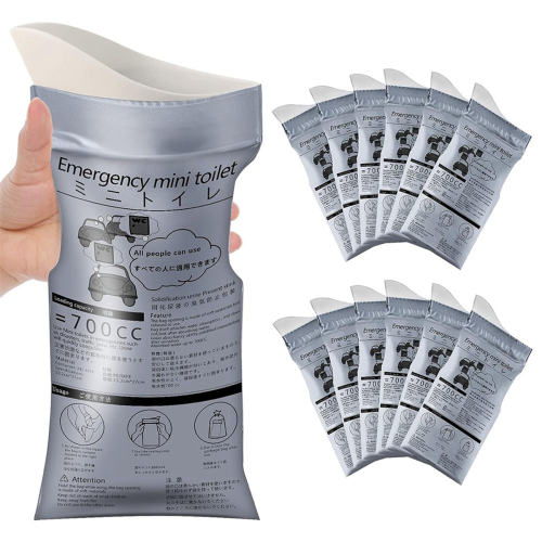 Disposable Emergency Urinal Bag,12Pack Portable Ca 2