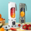 Liquidificador portátil, espremedor elétrico, mixer de frutas, USB 7