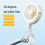 Roze draagbare oplaadbare kinderwagenventilator met clip 6