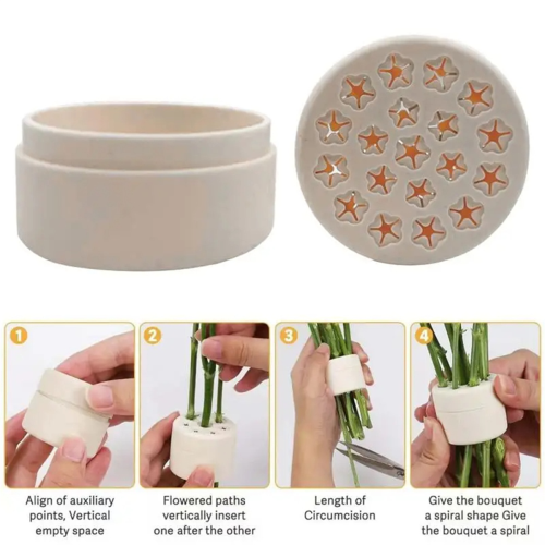 Flower Stem Support Reliable Spiral Ikebana Holder