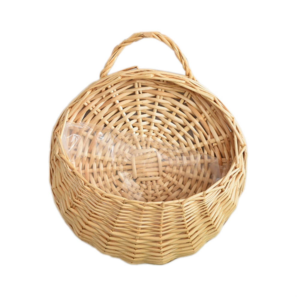 Fioriera Da Parete In Vimini Ratta Fatta A Mano