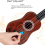 Braune Kinder-Gitarre/Ukulele – Anfängerinstrument 10