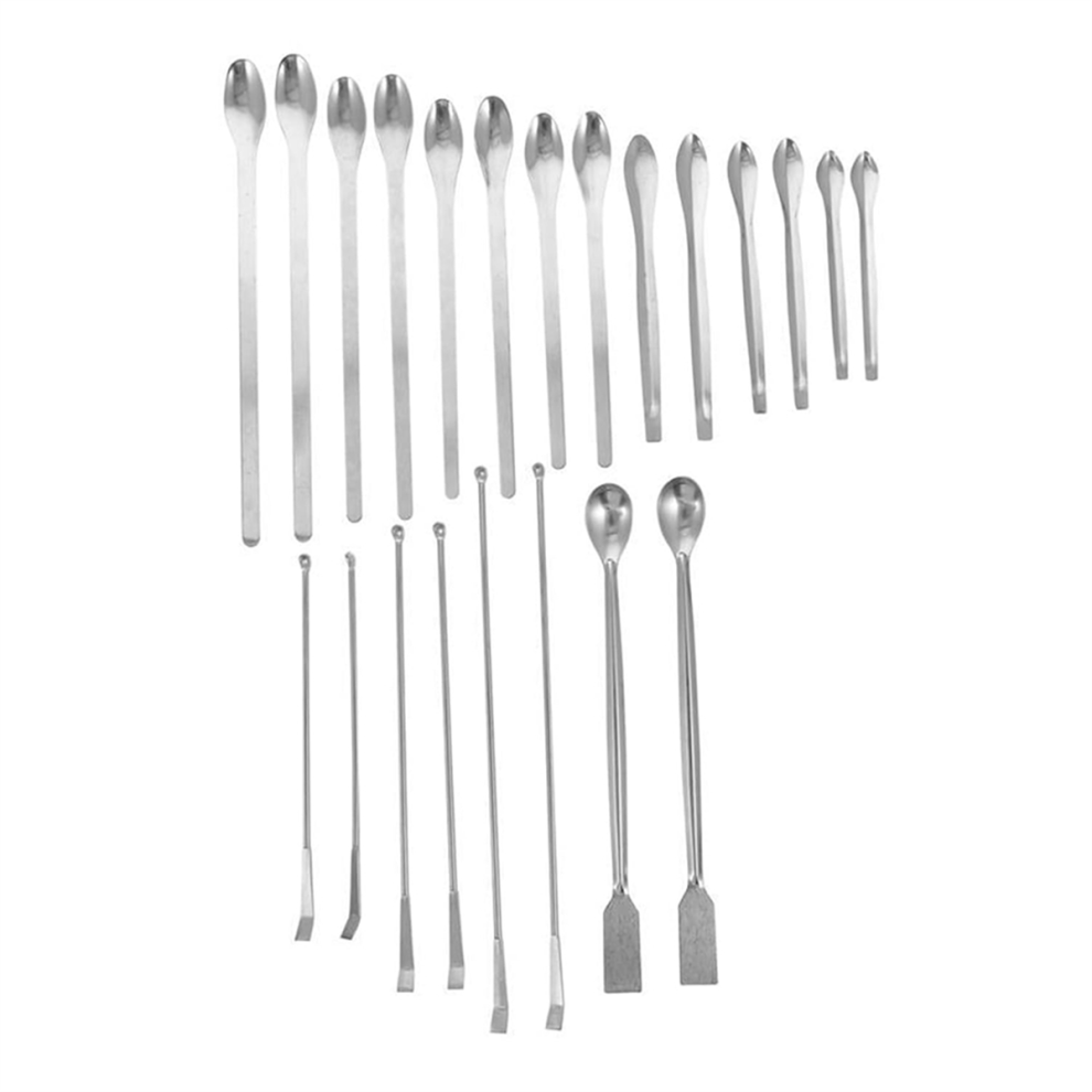 Semoic 22Pcs Laboratory Spatula Sampling Scoop Experiment