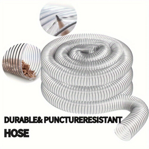 2In OD 50mm Clear PVC Dust Collection Hose for Use 2