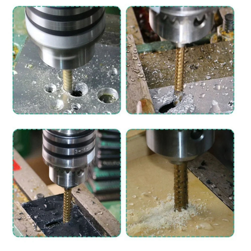 4 mm titanium gecoate boor Spiral Jagged Saw Co 2