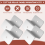8Pcs Solar Panel Mounting Bracket Z Style Aluminum 5