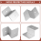8Pcs Solar Panel Mounting Bracket Z Style Aluminum 7