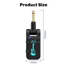 Transmissor e receptor de sistema de guitarra sem fio WS-4 2.4G